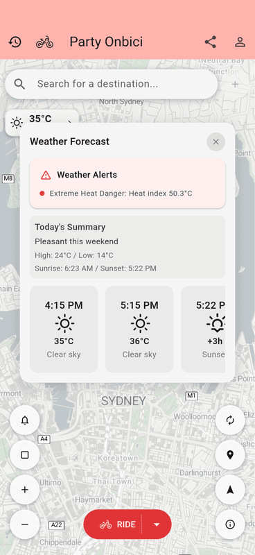 Android weather