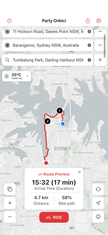 iPhone party discovery